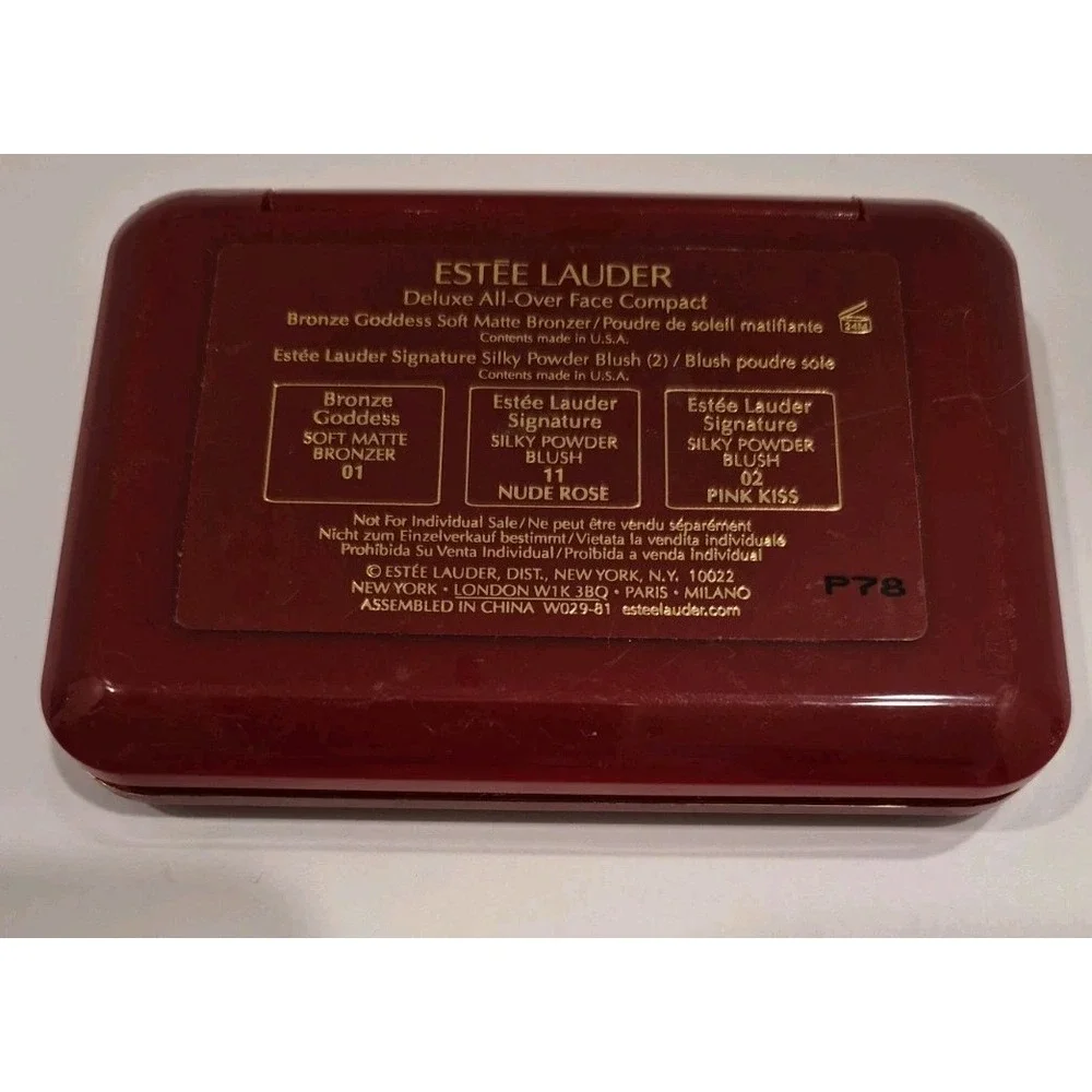Estee Lauder Deluxe Makeup Palette All Over Face Compact Bronze Goddess HTF
